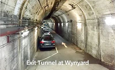 Wynyard exit tunnel